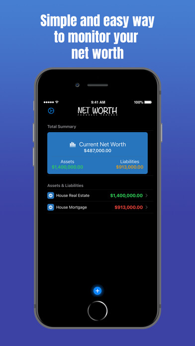 Emulate iPhone app Net Worth Progress Tracker using MyAndroid Emulate iPhone app Net Worth Progress Tracker using MyAndroid