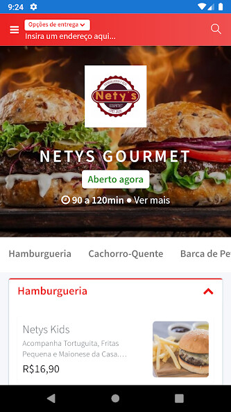 Run android online APK Netys Gourmet from MyAndroid or emulate Netys Gourmet using MyAndroid