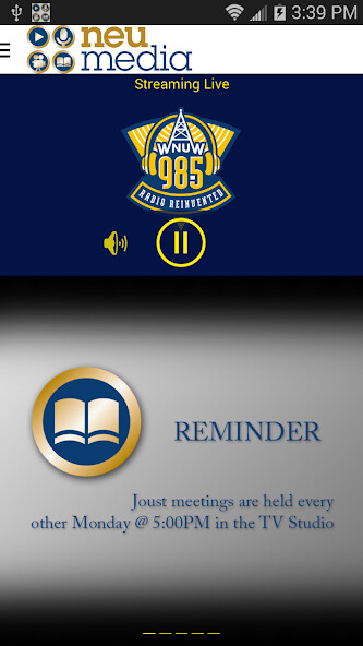 Emulate Android APK Neumann Radio