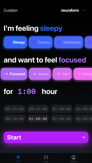 Emulate iPhone app Neuraform using MyAndroid