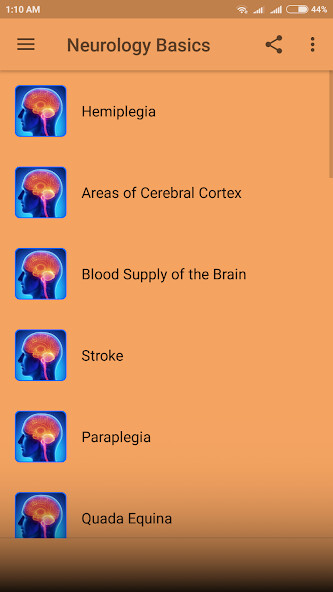 Run android online APK Neurology Basics from MyAndroid or emulate Neurology Basics using MyAndroid