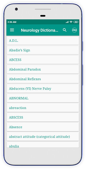 Run android online APK Neurology Dictionary from MyAndroid or emulate Neurology Dictionary using MyAndroid