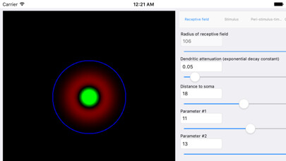 Emulate iPhone app Neuron model RF-PSTH using MyAndroid Emulate iPhone app Neuron model RF-PSTH using MyAndroid
