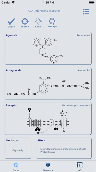 Emulate iPhone app NeuroReceptors using MyAndroid