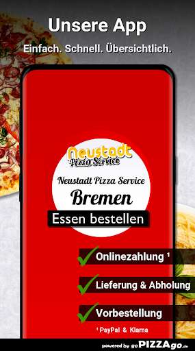 Run android online APK Neustadt Pizza Service Bremen from MyAndroid or emulate Neustadt Pizza Service Bremen using MyAndroid
