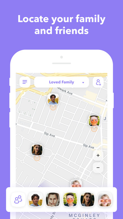 Emulate iPhone app Neus Tracker find friends kids using MyAndroid