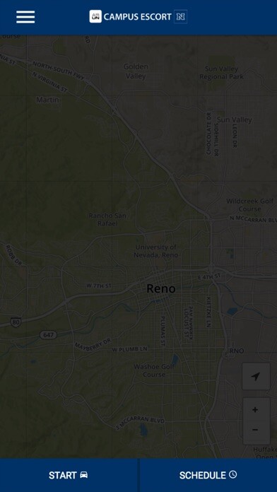 Emulate iPhone app Nevada Campus Escort using MyAndroid