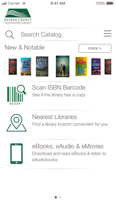 Emulate iPhone app Nevada County Library using MyAndroid Emulate iPhone app Nevada County Library using MyAndroid