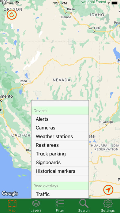 Emulate iPhone app Nevada Traveler using MyAndroid Emulate iPhone app Nevada Traveler using MyAndroid