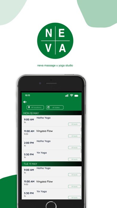 Emulate iPhone app Neva Massage using MyAndroid