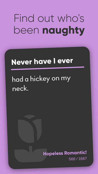 Emulate iPhone app Never Have I Ever: Dirty Adult using MyAndroid