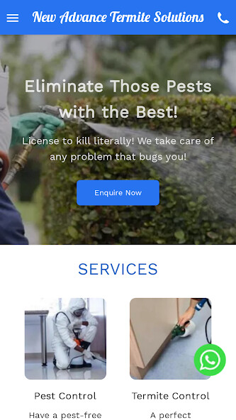 Run android online APK New Advance Termite Solutions from MyAndroid or emulate New Advance Termite Solutions using MyAndroid
