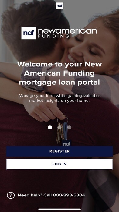 Emulate iPhone app New American Funding using MyAndroid