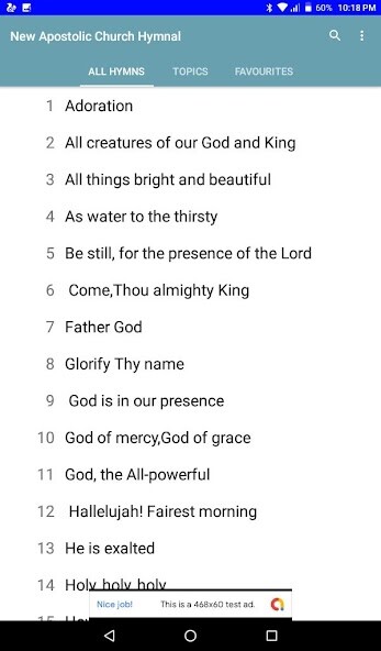 Run android online APK New Apostolic Church Hymnal from MyAndroid or emulate New Apostolic Church Hymnal using MyAndroid