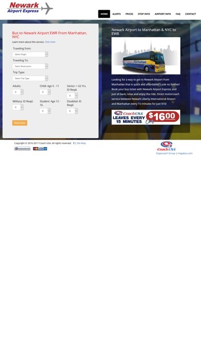 Emulate iPhone app Newark Airport Express using MyAndroid