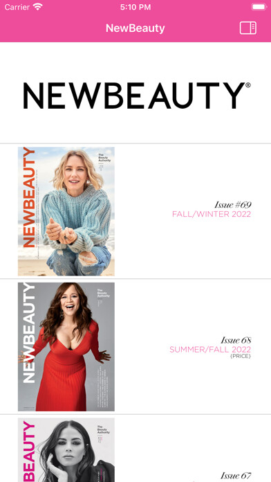 Emulate iPhone app NewBeauty Magazine using MyAndroid