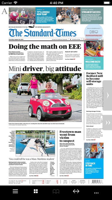 Emulate iPhone app New Bedford Standard eEdition using MyAndroid Emulate iPhone app New Bedford Standard eEdition using MyAndroid