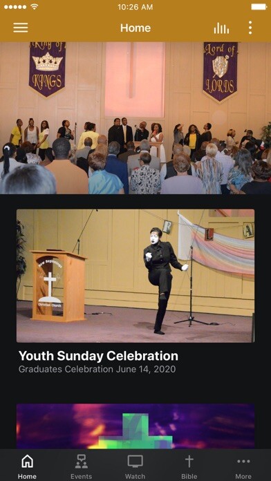 Emulate iPhone app New Beginnings Huntsville using MyAndroid