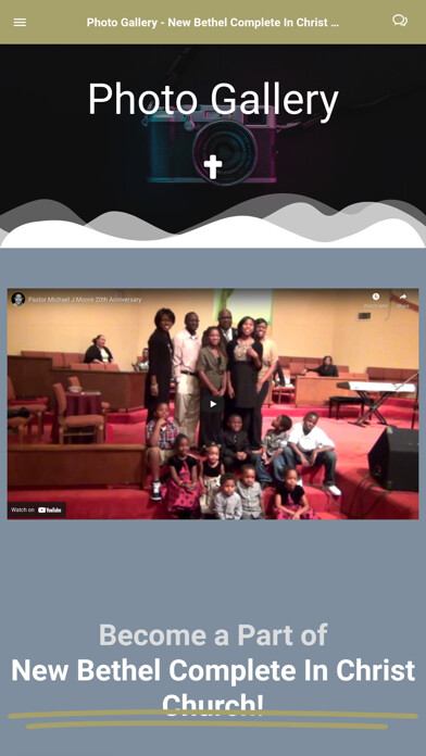 Emulate iPhone app New Bethel CIC using MyAndroid