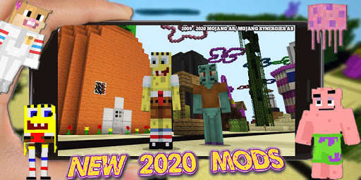 Run android online APK New Bikini Bottom Mod For MCPE 2020 (Maps & Skins) from MyAndroid or emulate New Bikini Bottom Mod For MCPE 2020 (Maps & Skins) using MyAndroid