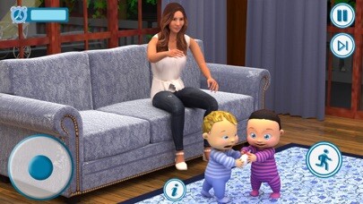 Emulate iPhone app Newborn Babywalker Daycare Sim using MyAndroid