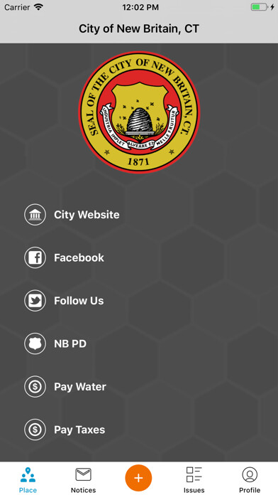 Emulate iPhone app New Britain SeeClickFix using MyAndroid