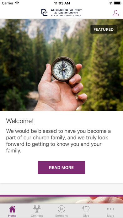 Emulate iPhone app New Canaan Church using MyAndroid Emulate iPhone app New Canaan Church using MyAndroid