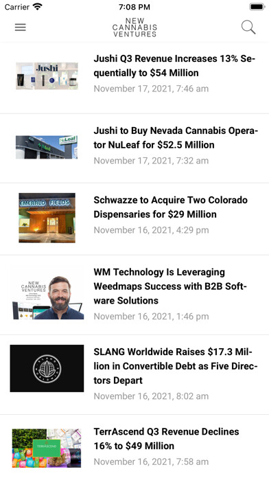 Emulate iPhone app New Cannabis Ventures using MyAndroid Emulate iPhone app New Cannabis Ventures using MyAndroid
