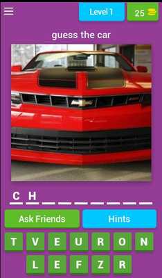 Emulate Android APK New Car quiz