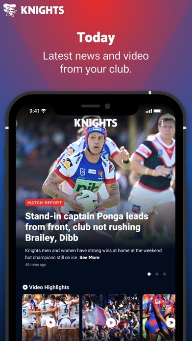 Emulate iPhone app Newcastle Knights using MyAndroid Emulate iPhone app Newcastle Knights using MyAndroid