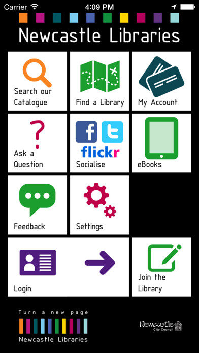 Emulate iPhone app Newcastle Libraries using MyAndroid Emulate iPhone app Newcastle Libraries using MyAndroid