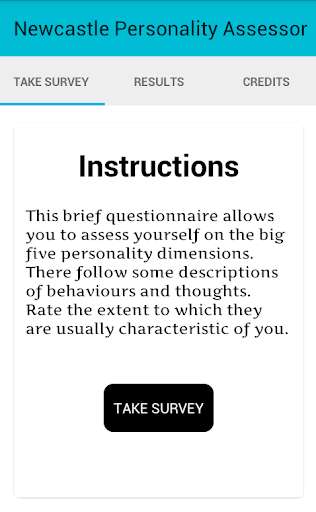 Run android online APK Newcastle Personality Assessor from MyAndroid or emulate Newcastle Personality Assessor using MyAndroid