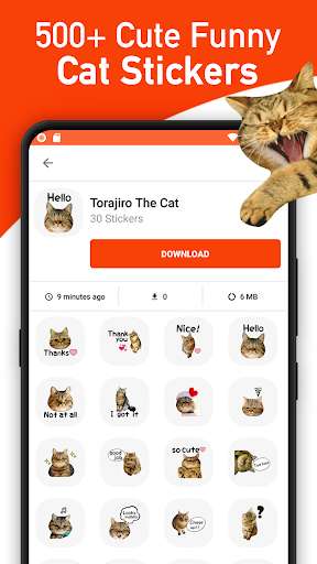 Run android online APK New Cat Memes Stickers For WhatsApp WAStickerApps from MyAndroid or emulate New Cat Memes Stickers For WhatsApp WAStickerApps using MyAndroid