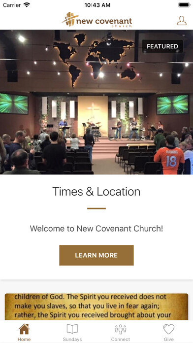 Emulate iPhone app New Covenant Church Larkspur using MyAndroid Emulate iPhone app New Covenant Church Larkspur using MyAndroid