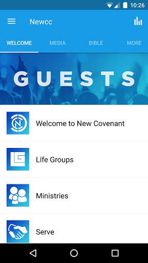 Run android online APK New Covenant Church - Texas from MyAndroid or emulate New Covenant Church - Texas using MyAndroid