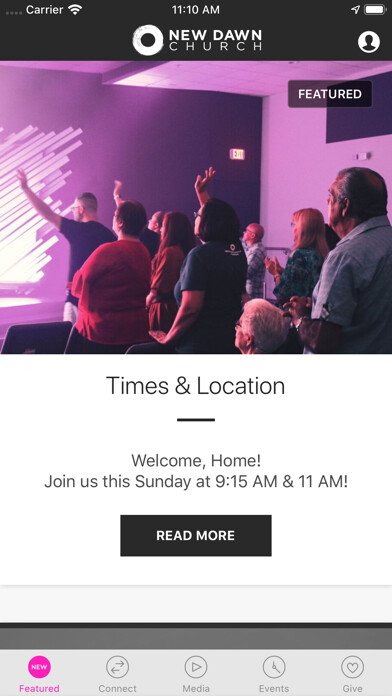 Emulate iPhone app New Dawn Church using MyAndroid Emulate iPhone app New Dawn Church using MyAndroid