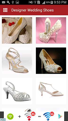 Run android online APK New Designer Wedding Shoes Design and Ideas from MyAndroid or emulate New Designer Wedding Shoes Design and Ideas using MyAndroid