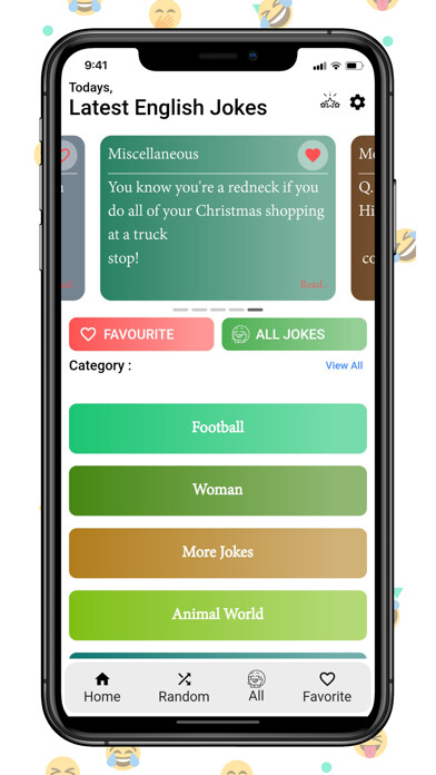Emulate iPhone app New English Jokes using MyAndroid Emulate iPhone app New English Jokes using MyAndroid