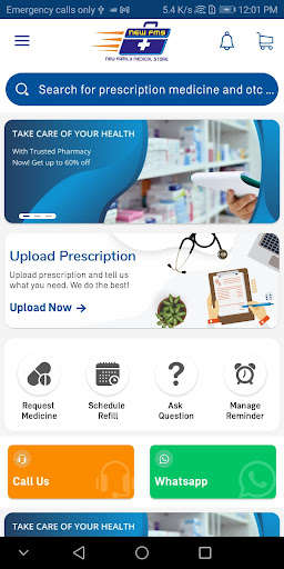 Emulate Android APK New Family Medical Store