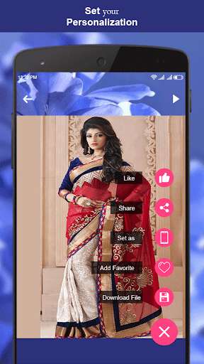 Run android online APK New Fancy Women Sarees 2018 from MyAndroid or emulate New Fancy Women Sarees 2018 using MyAndroid