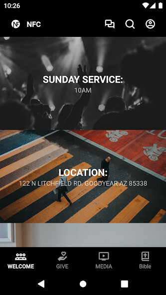 Emulate iPhone app New Foundation Church using MyAndroid Emulate iPhone app New Foundation Church using MyAndroid