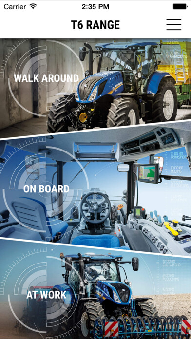 Emulate iPhone app New Holland Agriculture T6 range App using MyAndroid Emulate iPhone app New Holland Agriculture T6 range App using MyAndroid