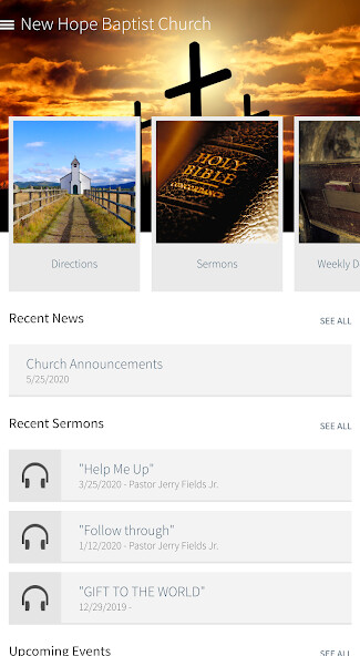 Run android online APK New Hope Baptist Church from MyAndroid or emulate New Hope Baptist Church using MyAndroid