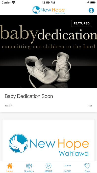 Emulate iPhone app New Hope Central Oahu using MyAndroid