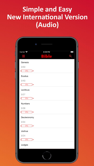 Emulate iPhone app New International Bible Audio using MyAndroid