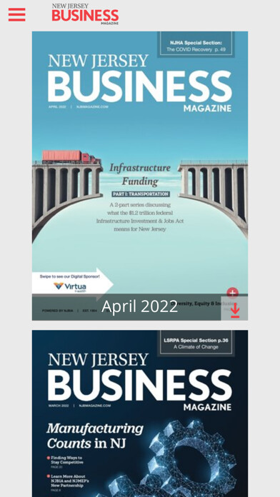 Emulate iPhone app New Jersey Business Magazine using MyAndroid Emulate iPhone app New Jersey Business Magazine using MyAndroid