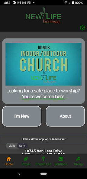 Run android online APK New Life Believers Church App from MyAndroid or emulate New Life Believers Church App using MyAndroid