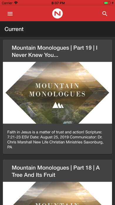 Emulate iPhone app New Life Christian Ministries using MyAndroid Emulate iPhone app New Life Christian Ministries using MyAndroid