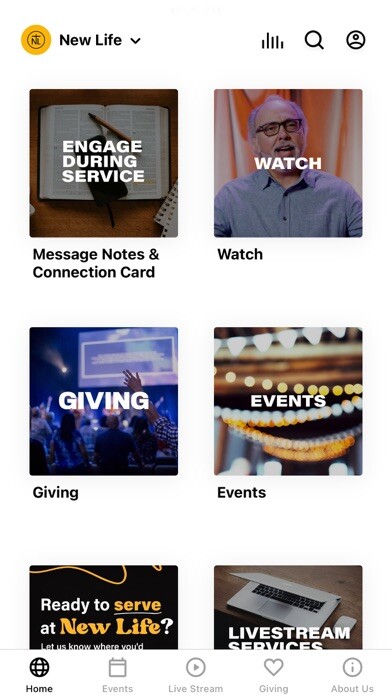 Emulate iPhone app New Life Church - Solano using MyAndroid Emulate iPhone app New Life Church - Solano using MyAndroid