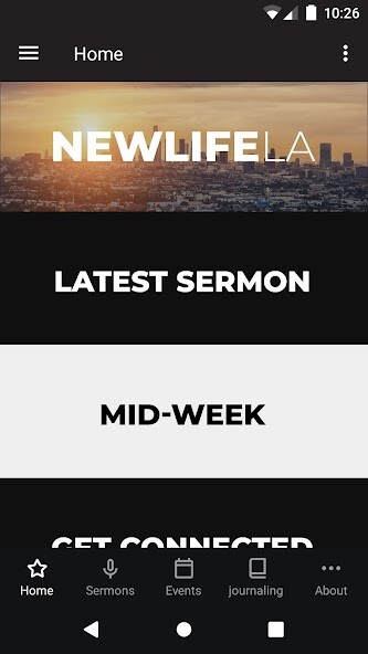Emulate iPhone app NewLifeLA - CA using MyAndroid